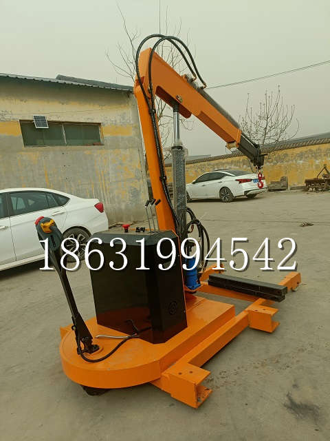 盘锦市自卸车厢随车吊 自制轮式四不像起重机 四驱平板吊 5吨 贵盛